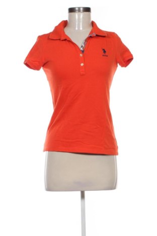 Γυναικείο t-shirt U.S. Polo Assn., Μέγεθος M, Χρώμα Πορτοκαλί, Τιμή 22,00 €, #137715122