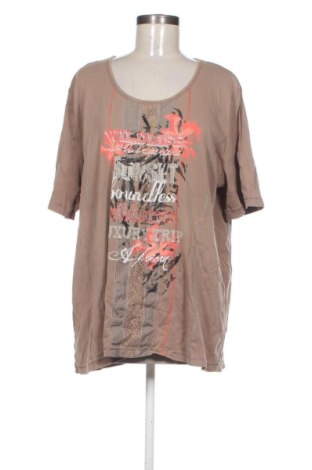 Damen T-Shirt Via Appia, Größe XXL, Farbe Braun, Preis 10,00 €, #137723773