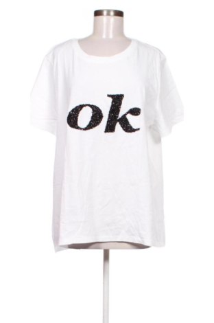 Tricou de femei H&M, Mărime 3XL, Culoare Alb, Preț 73,49 Lei, #137728702