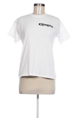 Tricou de femei Bershka, Mărime L, Culoare Alb, Preț 47,24 Lei, #137732492