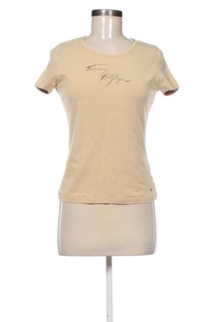 Tricou de femei Tommy Hilfiger, Mărime M, Culoare Bej, Preț 152,00 Lei, #137733723