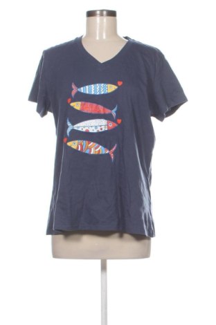 Γυναικείο t-shirt Unbranded, Μέγεθος XL, Χρώμα Μπλέ, Τιμή 13,00 €, #137735158
