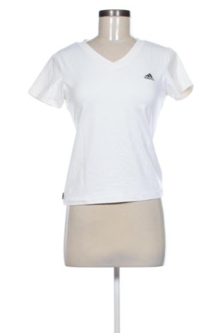 Damen T-Shirt Adidas, Größe S, Farbe Weiß, Preis 16,86 €, #137753481