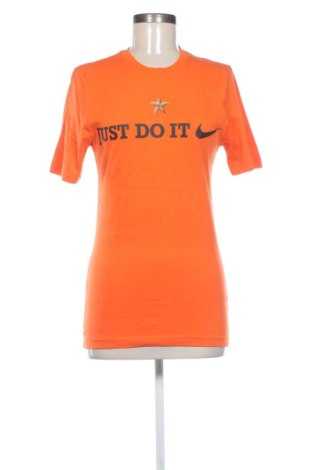 Γυναικείο t-shirt Nike, Μέγεθος S, Χρώμα Πορτοκαλί, Τιμή 25,00 €, #137742622