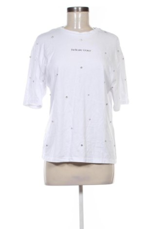 Tricou de femei Zara, Mărime L, Culoare Alb, Preț 52,49 Lei, #137731814