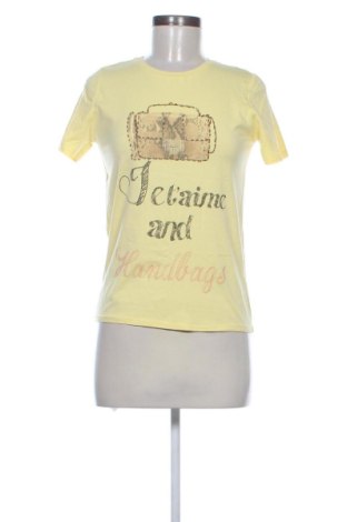 Γυναικείο t-shirt Lamer & Co, Μέγεθος S, Χρώμα Κίτρινο, Τιμή 16,51 €, #137737175