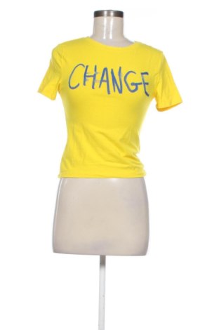 Tricou de femei Unbranded, Mărime XS, Culoare Galben, Preț 33,48 Lei, #137747849