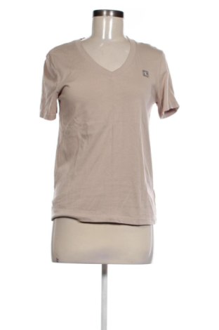 Tricou de femei Calvin Klein Jeans, Mărime XS, Culoare Bej, Preț 125,14 Lei, #137753714