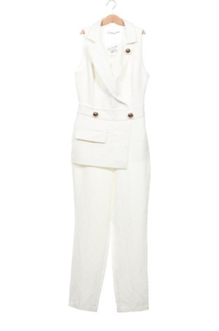 Salopetă lungă de damă Joy Miss, Mărime XS, Culoare Ecru, Preț 73,49 Lei, #137713149