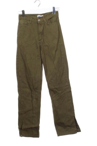 Damskie jeansy FullaModa, Rozmiar XS, Kolor Zielony, Cena 46,57 zł, #137707213