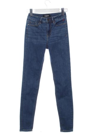 Damskie jeansy Desigual, Rozmiar XXS, Kolor Niebieski, Cena 165,11 zł, #137712280