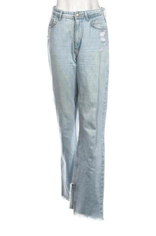 Blugi de femei Zara, Mărime S, Culoare Albastru, Preț 68,24 Lei, #137713129