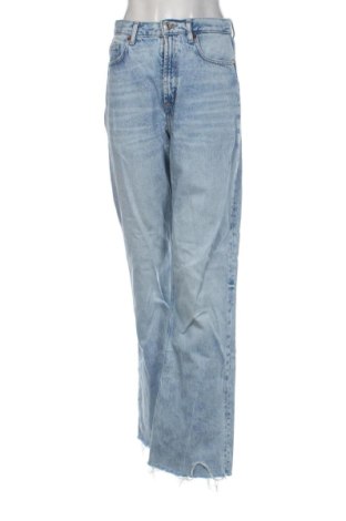 Damskie jeansy Zara, Rozmiar S, Kolor Niebieski, Cena 75,81 zł, #137715768
