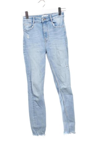 Blugi de femei Zara, Mărime XXS, Culoare Albastru, Preț 89,23 Lei, #137716922