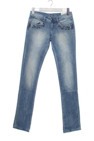 Blugi de femei Mayo Chix, Mărime M, Culoare Albastru, Preț 106,00 Lei, #137717005