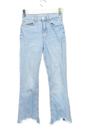 Blugi de femei Zara, Mărime XS, Culoare Albastru, Preț 73,49 Lei, #137719855