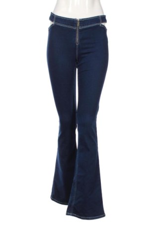 Damskie jeansy Bershka, Rozmiar S, Kolor Niebieski, Cena 55,65 zł, #137720822