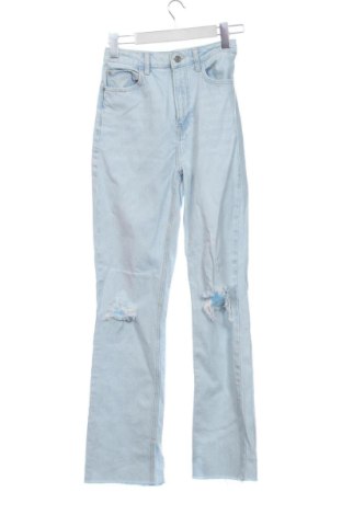 Blugi de femei Zara, Mărime XXS, Culoare Albastru, Preț 158,15 Lei, #137728202