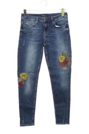 Blugi de femei Zara, Mărime M, Culoare Albastru, Preț 78,74 Lei, #137729141