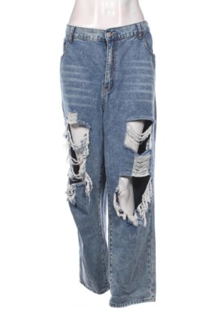 Blugi de femei SHEIN, Mărime XL, Culoare Albastru, Preț 89,23 Lei, #137730465