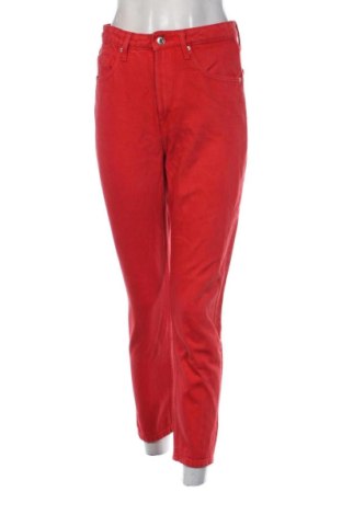 Dámské džíny  Bershka, Velikost S, Barva Červená, Cena  291,00 Kč, #137730502
