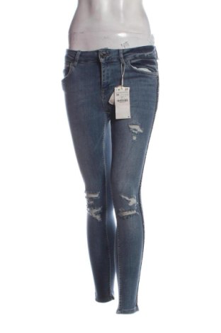 Blugi de femei Zara, Mărime M, Culoare Albastru, Preț 196,24 Lei, #137732486