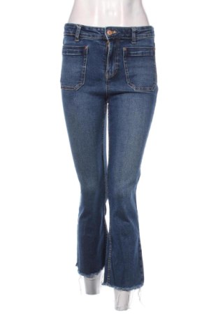 Damskie jeansy Zara, Rozmiar S, Kolor Niebieski, Cena 158,08 zł, #137733183