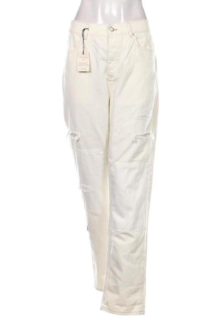 Blugi de femei River Island, Mărime XL, Culoare Ecru, Preț 136,48 Lei, #137738636