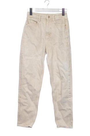 Dámske džínsy  Zara, Veľkosť XS, Farba Béžová, Cena  13,00 €, #137739982