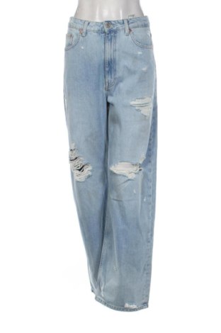 Damskie jeansy Zara, Rozmiar S, Kolor Niebieski, Cena 122,94 zł, #137741202