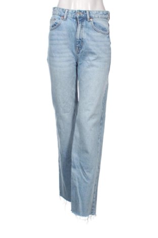 Blugi de femei Pull&Bear, Mărime M, Culoare Albastru, Preț 87,00 Lei, #137746028
