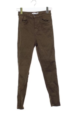 Blugi de femei Zara, Mărime XS, Culoare Verde, Preț 62,00 Lei, #137716915