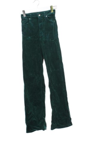 Damskie sztruksy H&M, Rozmiar XXS, Kolor Zielony, Cena 46,57 zł, #137712962