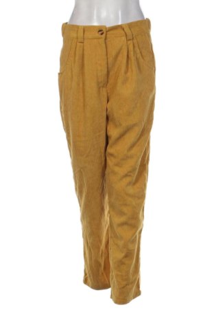 Pantaloni de velvet de femei LoveU.Dear, Mărime L, Culoare Galben, Preț 145,00 Lei, #137747441