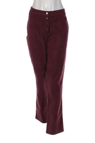 Pantaloni de velvet de femei Bexleys, Mărime XL, Culoare Roșu, Preț 288,70 Lei, #137754114