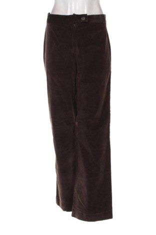 Pantaloni de velvet de femei Unbranded, Mărime L, Culoare Maro, Preț 145,31 Lei, #137715583