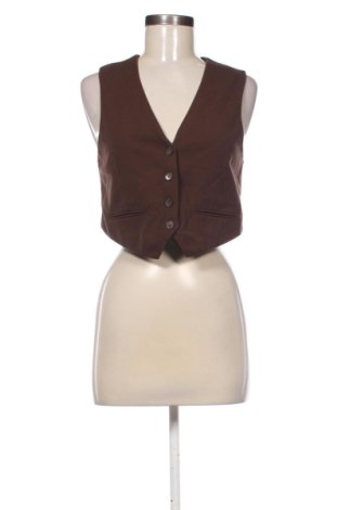 Vestă de femei Pull&Bear, Mărime S, Culoare Maro, Preț 89,23 Lei, #137733537