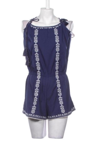 Salopetă scurtă de damă F&F, Mărime L, Culoare Albastru, Preț 41,99 Lei, #137695219
