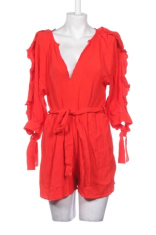 Salopetă scurtă de damă H&M, Mărime M, Culoare Roșu, Preț 71,18 Lei, #137711504
