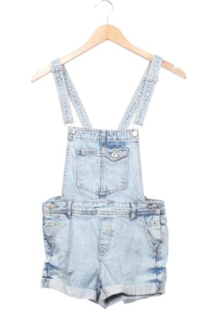Salopetă scurtă de damă Bershka, Mărime XXS, Culoare Albastru, Preț 68,24 Lei, #137752235