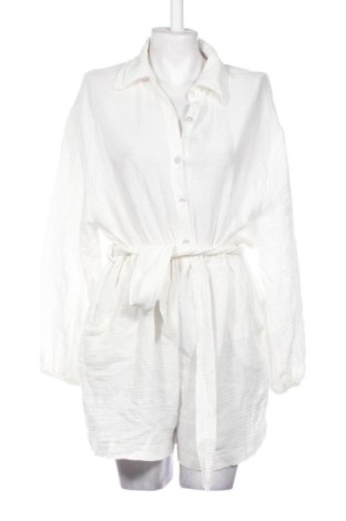 Salopetă scurtă de damă Amisu, Mărime XL, Culoare Alb, Preț 91,00 Lei, #137717479