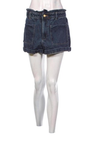 Pantaloni scurți de femei Zara, Mărime M, Culoare Albastru, Preț 78,74 Lei, #137702878