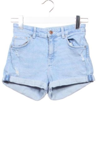 Pantaloni scurți de femei Bershka, Mărime XS, Culoare Albastru, Preț 52,49 Lei, #137718336