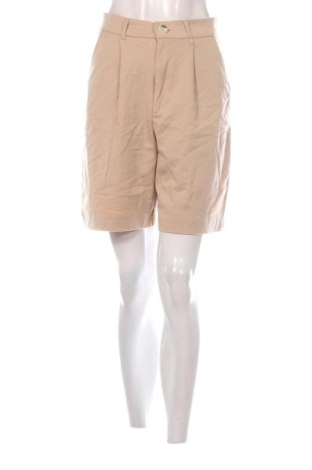 Pantaloni scurți de femei Bershka, Mărime M, Culoare Bej, Preț 52,49 Lei, #137719083