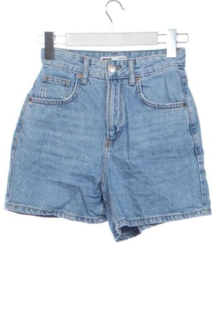 Pantaloni scurți de femei Bershka, Mărime XXS, Culoare Albastru, Preț 51,00 Lei, #137721735