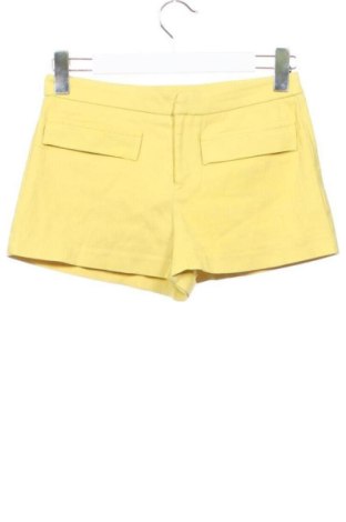 Pantaloni scurți de femei Zara, Mărime M, Culoare Galben, Preț 78,74 Lei, #137734208
