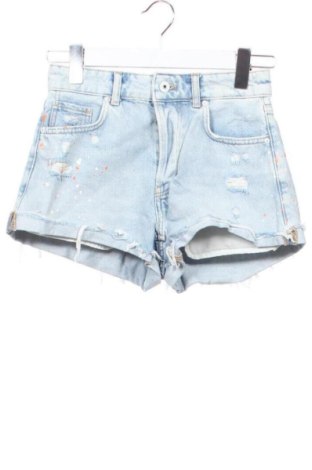 Pantaloni scurți de femei Bershka, Mărime XS, Culoare Albastru, Preț 52,49 Lei, #137743044
