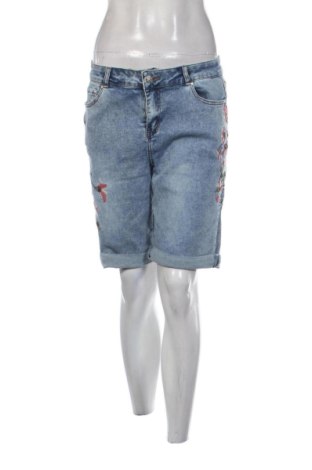 Pantaloni scurți de femei Koroshi, Mărime L, Culoare Albastru, Preț 96,90 Lei, #137745561
