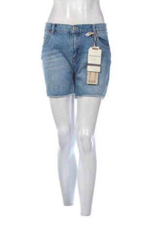 Pantaloni scurți de femei Pull&Bear, Mărime XL, Culoare Albastru, Preț 82,00 Lei, #137748447