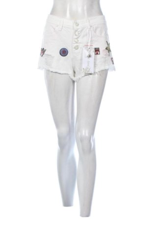 Pantaloni scurți de femei M.Sara, Mărime M, Culoare Alb, Preț 93,00 Lei, #137749824